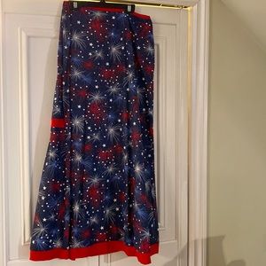 Studio Gang ankle length ‘fireworks’ cotton skirt. Size medium.